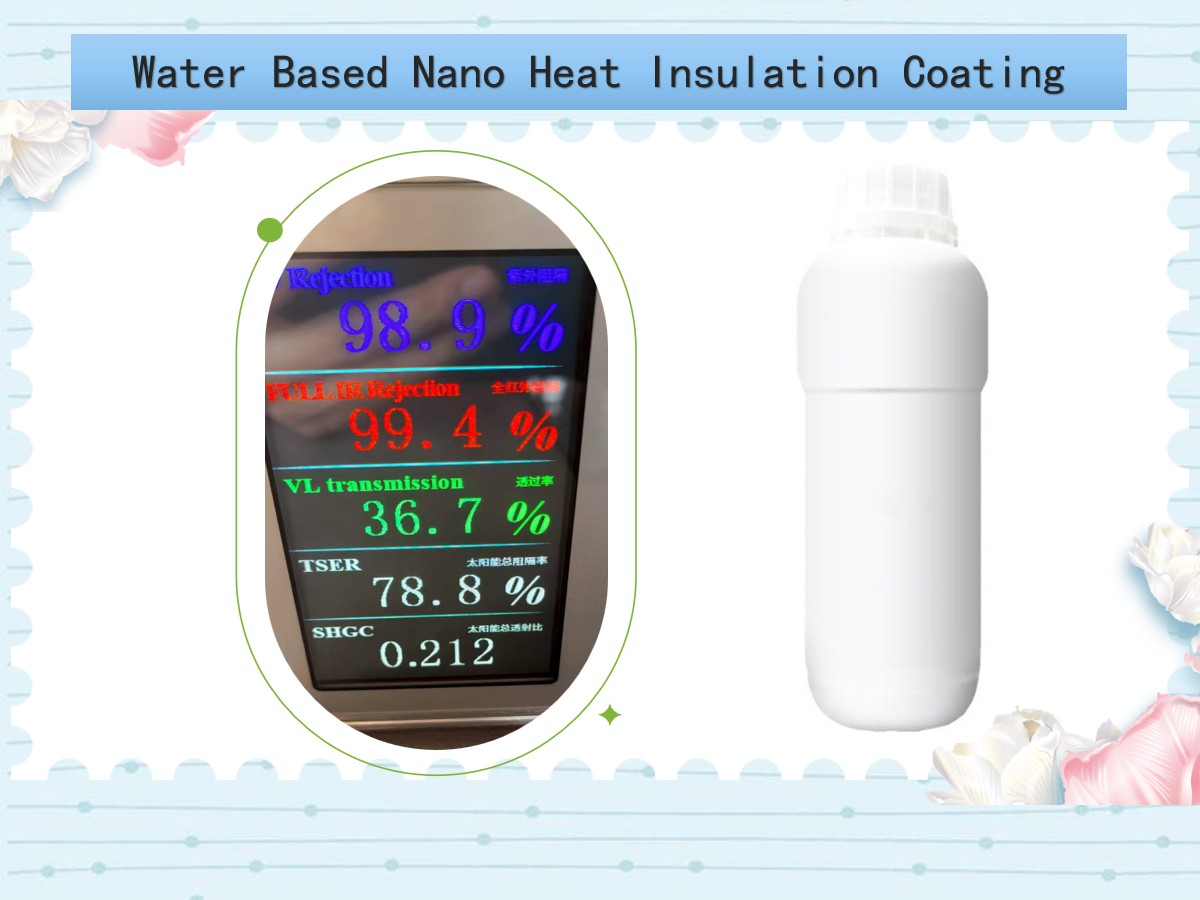 ANTI UV transparent NANO heat-insulating glass coating paint