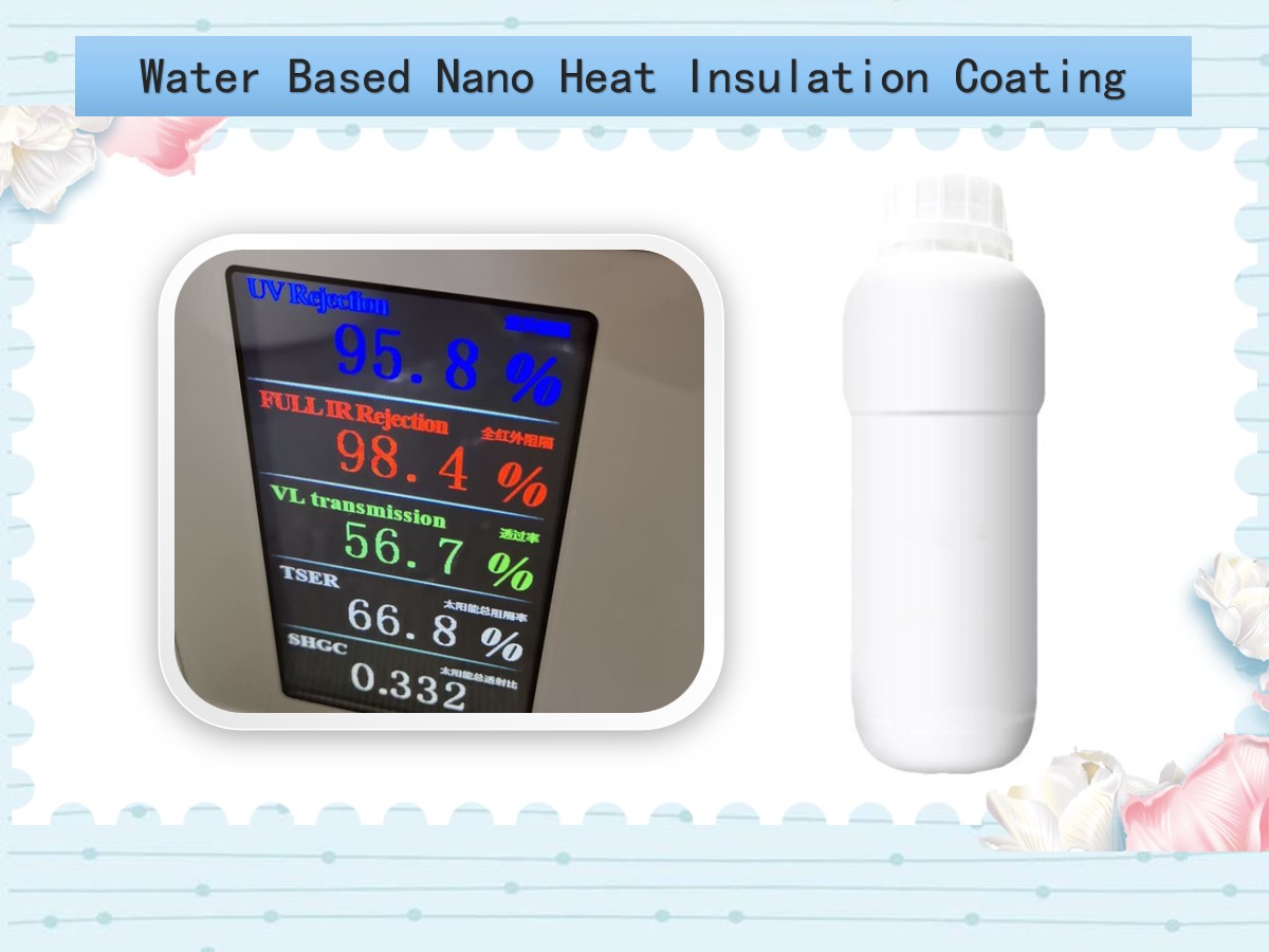 ANTI UV transparent NANO heat-insulating glass coating paint