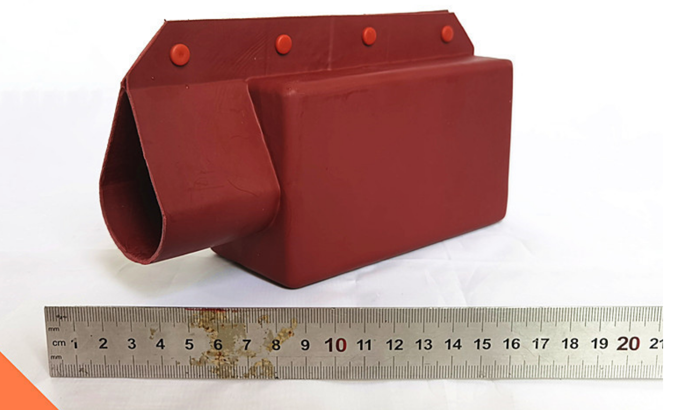 The cable copper busbar connection insulation protective cover